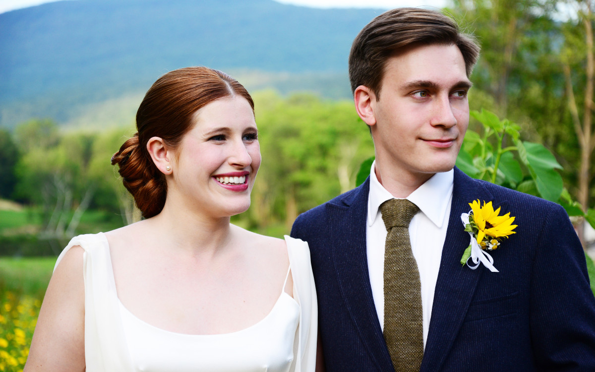 Kathryn and Michael are married at her family home in Woodstock, NY