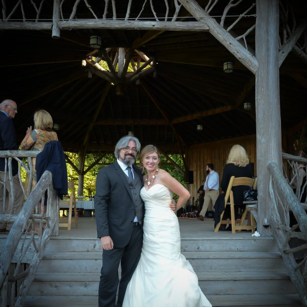 Wedding at Slingerland Pavillion in the Mohonk Preserve